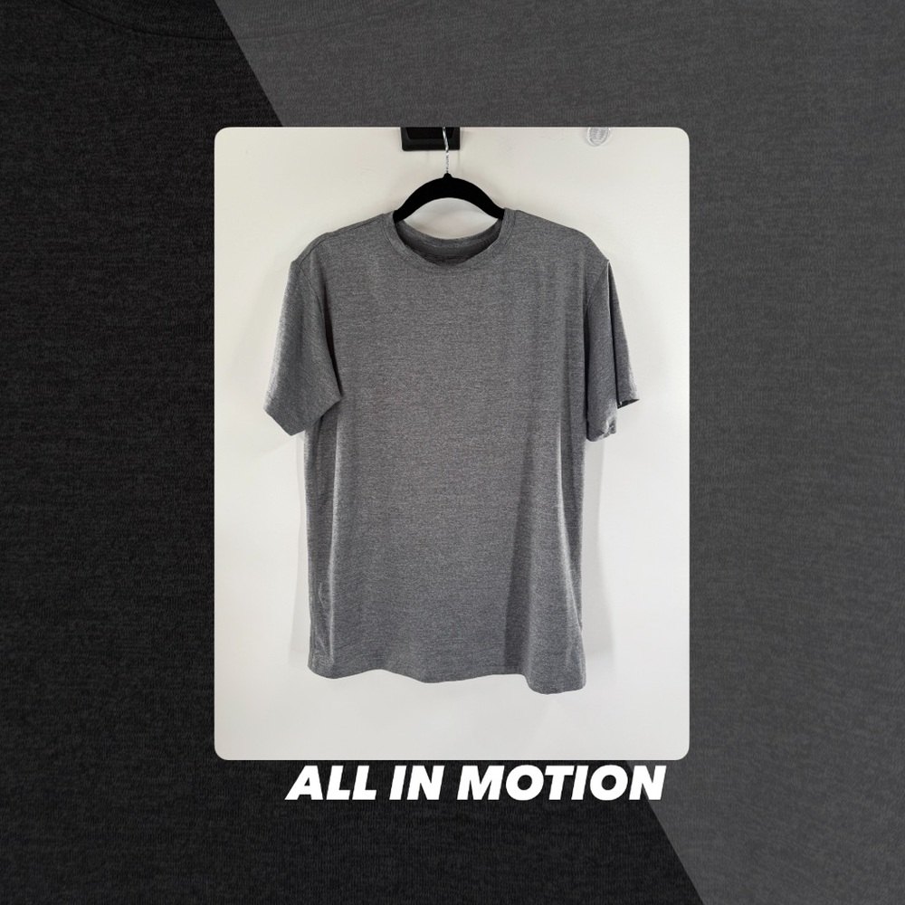 EUC All In Motion Grey Heather Tee Shirt